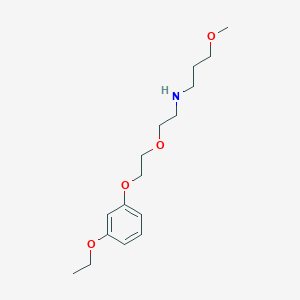 N-[2-[2-(3-ethoxyphenoxy)ethoxy]ethyl]-3-methoxypropan-1-amine