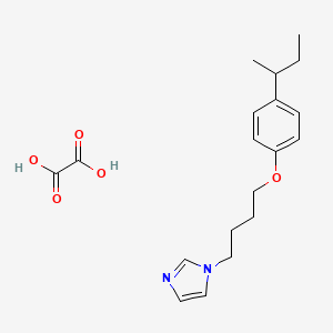 1-[4-(4-Butan-2-ylphenoxy)butyl]imidazole;oxalic acid