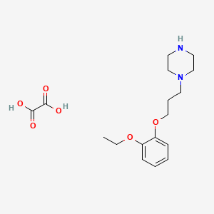 1-[3-(2-Ethoxyphenoxy)propyl]piperazine;oxalic acid