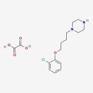 1-[4-(2-chlorophenoxy)butyl]piperazine oxalate