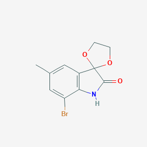 7'-bromo-5'-methylspiro[1,3-dioxolane-2,3'-indol]-2'(1'H)-one