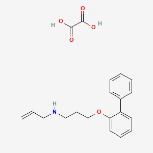 molecular formula C20H23NO5 B4005790 oxalic acid;3-(2-phenylphenoxy)-N-prop-2-enylpropan-1-amine 