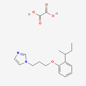 1-[3-(2-Butan-2-ylphenoxy)propyl]imidazole;oxalic acid