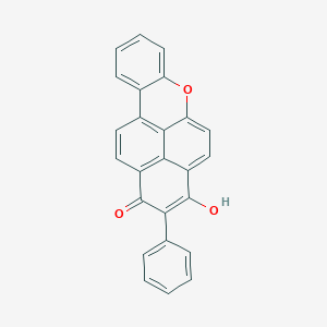 molecular formula C25H14O3 B400584 1-hydroxy-2-phenyl-3H-naphtho[2,1,8-mna]xanthen-3-one 
