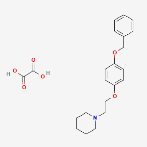 1-{2-[4-(benzyloxy)phenoxy]ethyl}piperidine oxalate