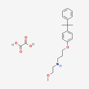 N-(2-methoxyethyl)-3-[4-(1-methyl-1-phenylethyl)phenoxy]-1-propanamine oxalate