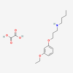 N-[3-(3-ethoxyphenoxy)propyl]butan-1-amine;oxalic acid