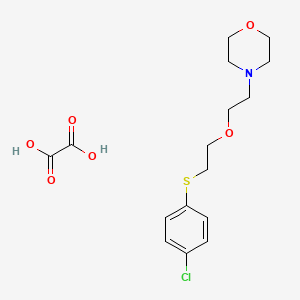 4-(2-{2-[(4-chlorophenyl)thio]ethoxy}ethyl)morpholine oxalate