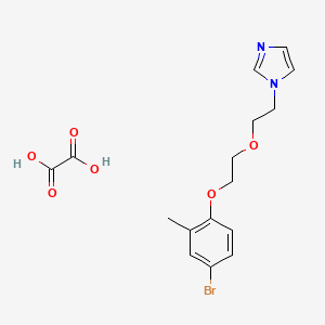 molecular formula C16H19BrN2O6 B4005961 1-{2-[2-(4-bromo-2-methylphenoxy)ethoxy]ethyl}-1H-imidazole oxalate 