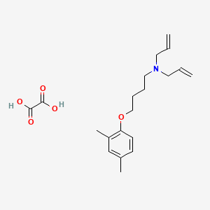 molecular formula C20H29NO5 B4005981 草酚醚丁三醇单烯丙甲醚盐酸盐 