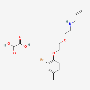 N-{2-[2-(2-bromo-4-methylphenoxy)ethoxy]ethyl}-2-propen-1-amine oxalate