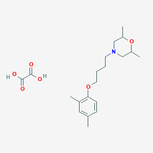 molecular formula C20H31NO6 B4006167 4-[4-(2,4-Dimethylphenoxy)butyl]-2,6-dimethylmorpholine;oxalic acid 