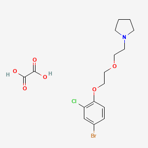 1-{2-[2-(4-bromo-2-chlorophenoxy)ethoxy]ethyl}pyrrolidine oxalate