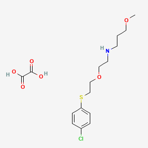 N-(2-{2-[(4-chlorophenyl)thio]ethoxy}ethyl)-3-methoxy-1-propanamine oxalate