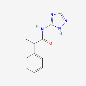 molecular formula C12H14N4O B4006269 2-苯基-N-4H-1,2,4-三唑-3-基丁酰胺 