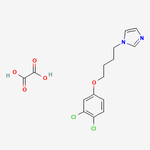 1-[4-(3,4-Dichlorophenoxy)butyl]imidazole;oxalic acid