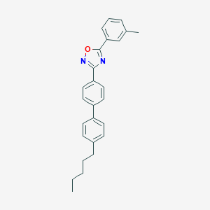 molecular formula C26H26N2O B400641 5-(3-Methylphenyl)-3-(4'-pentyl[1,1'-biphenyl]-4-yl)-1,2,4-oxadiazole 