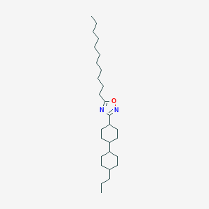 molecular formula C28H50N2O B400642 3-(1'-Propyl-4,4'-bicyclohexan-1-yl)-5-undecyl-1,2,4-oxadiazole 