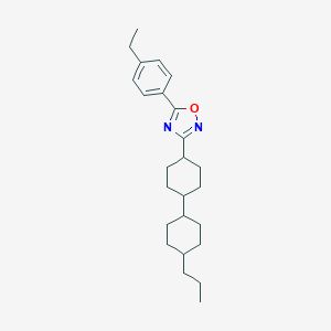 molecular formula C25H36N2O B400643 5-(4-Ethylphenyl)-3-[4'-propyl-1,1'-bi(cyclohexyl)-4-yl]-1,2,4-oxadiazole 