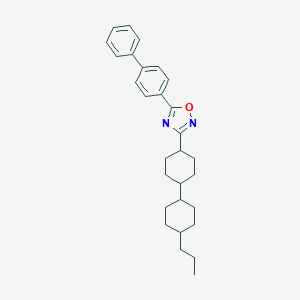 5-Biphenyl-4-yl-3-(4'-propyl-bicyclohexyl-4-yl)-[1,2,4]oxadiazole