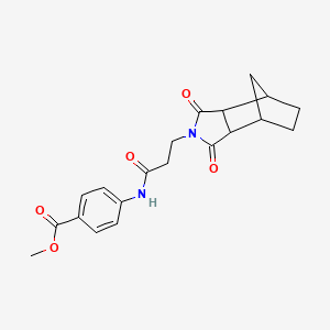 methyl 4-{[3-(1,3-dioxooctahydro-2H-4,7-methanoisoindol-2-yl)propanoyl]amino}benzoate