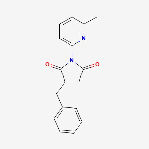 3-Benzyl-1-(6-methylpyridin-2-yl)pyrrolidine-2,5-dione