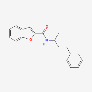 N-(1-methyl-3-phenylpropyl)-1-benzofuran-2-carboxamide