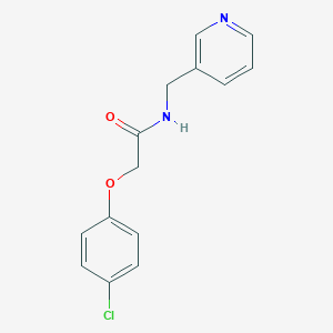 2-(4-chlorophenoxy)-N-(pyridin-3-ylmethyl)acetamide