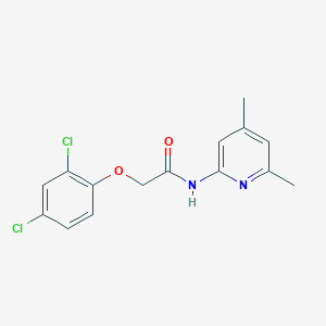 molecular formula C15H14Cl2N2O2 B400718 2-(2,4-dichlorophenoxy)-N-(4,6-dimethylpyridin-2-yl)acetamide 