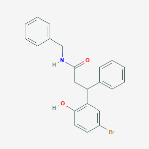 N-benzyl-3-(5-bromo-2-hydroxyphenyl)-3-phenylpropanamide