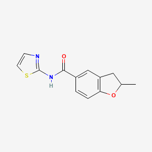 2-methyl-N-1,3-thiazol-2-yl-2,3-dihydro-1-benzofuran-5-carboxamide