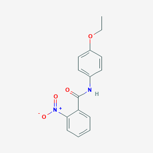 molecular formula C15H14N2O4 B400730 N-(4-ethoxyphenyl)-2-nitrobenzamide CAS No. 316142-72-0