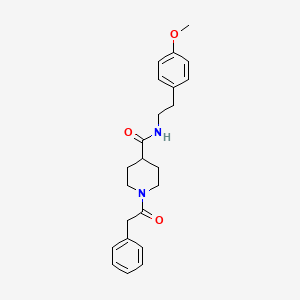 N-[2-(4-methoxyphenyl)ethyl]-1-(phenylacetyl)-4-piperidinecarboxamide
