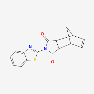 4-(1,3-benzothiazol-2-yl)-4-azatricyclo[5.2.1.0~2,6~]dec-8-ene-3,5-dione