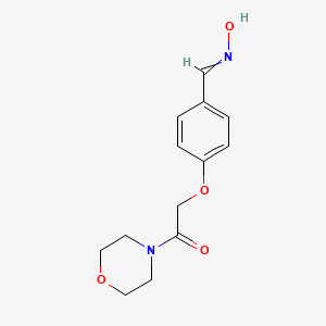 molecular formula C13H16N2O4 B4007553 4-[2-(4-morpholinyl)-2-oxoethoxy]benzaldehyde oxime 