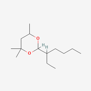 molecular formula C14H28O2 B4007583 2-(1-乙基戊基)-4,4,6-三甲基-1,3-二噁烷 