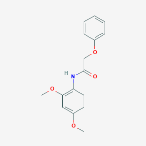 molecular formula C16H17NO4 B400762 N-(2,4-dimethoxyphenyl)-2-phenoxyacetamide CAS No. 303989-21-1