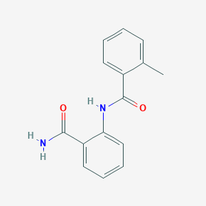 molecular formula C15H14N2O2 B400764 N-(2-carbamoylphenyl)-2-methylbenzamide 