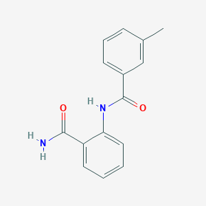 molecular formula C15H14N2O2 B400765 2-[(3-Methylbenzoyl)amino]benzamide CAS No. 158751-44-1