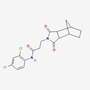 N-(2,4-dichlorophenyl)-3-(3,5-dioxo-4-azatricyclo[5.2.1.0~2,6~]dec-4-yl)propanamide