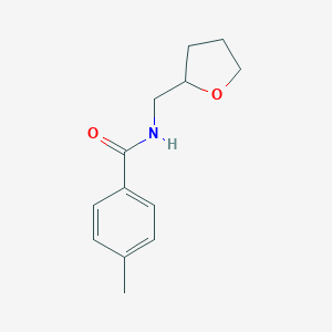 molecular formula C13H17NO2 B400767 Benzamide, N-tetrahydrofurfuryl-4-methyl- CAS No. 304668-40-4