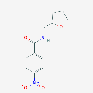 molecular formula C12H14N2O4 B400768 4-nitro-N-(tetrahydrofuran-2-ylmethyl)benzamide CAS No. 329063-95-8