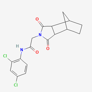 N-(2,4-dichlorophenyl)-2-(3,5-dioxo-4-azatricyclo[5.2.1.0~2,6~]dec-4-yl)acetamide