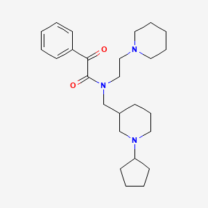 N-[(1-cyclopentyl-3-piperidinyl)methyl]-2-oxo-2-phenyl-N-[2-(1-piperidinyl)ethyl]acetamide