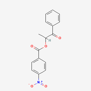 1-methyl-2-oxo-2-phenylethyl 4-nitrobenzoate