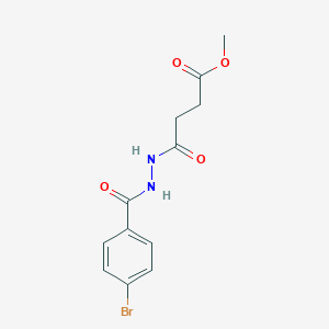 Methyl 4-[2-(4-bromobenzoyl)hydrazino]-4-oxobutanoate