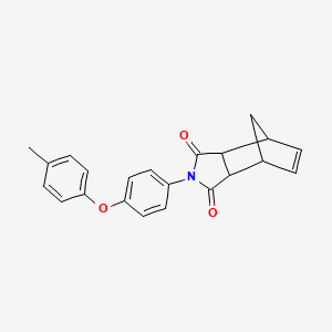 4-[4-(4-methylphenoxy)phenyl]-4-azatricyclo[5.2.1.0~2,6~]dec-8-ene-3,5-dione