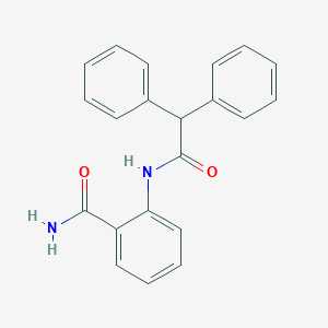 molecular formula C21H18N2O2 B400797 2-[(Diphenylacetyl)amino]benzamide 