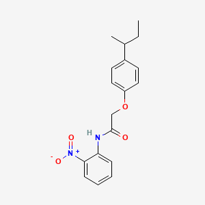 molecular formula C18H20N2O4 B4008095 2-(4-叔丁基苯氧基)-N-(2-硝基苯基)乙酰胺 