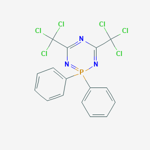2,2-Diphenyl-4,6-bis(trichloromethyl)-1,3,5,2lambda~5~-triazaphosphinine